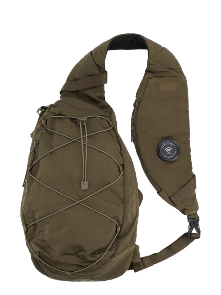 C.P. Company Black B Nylon Sling Backpack