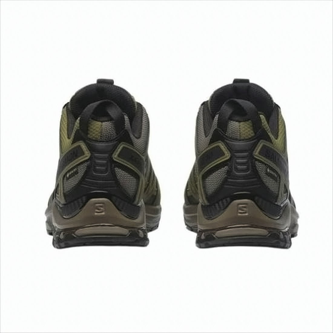 Salomon Rugged Olive Green Mesh Sneakers