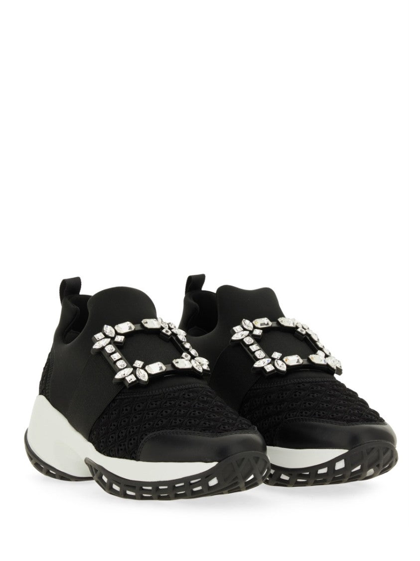 Roger Vivier Viv' Run Fabric Sneaker