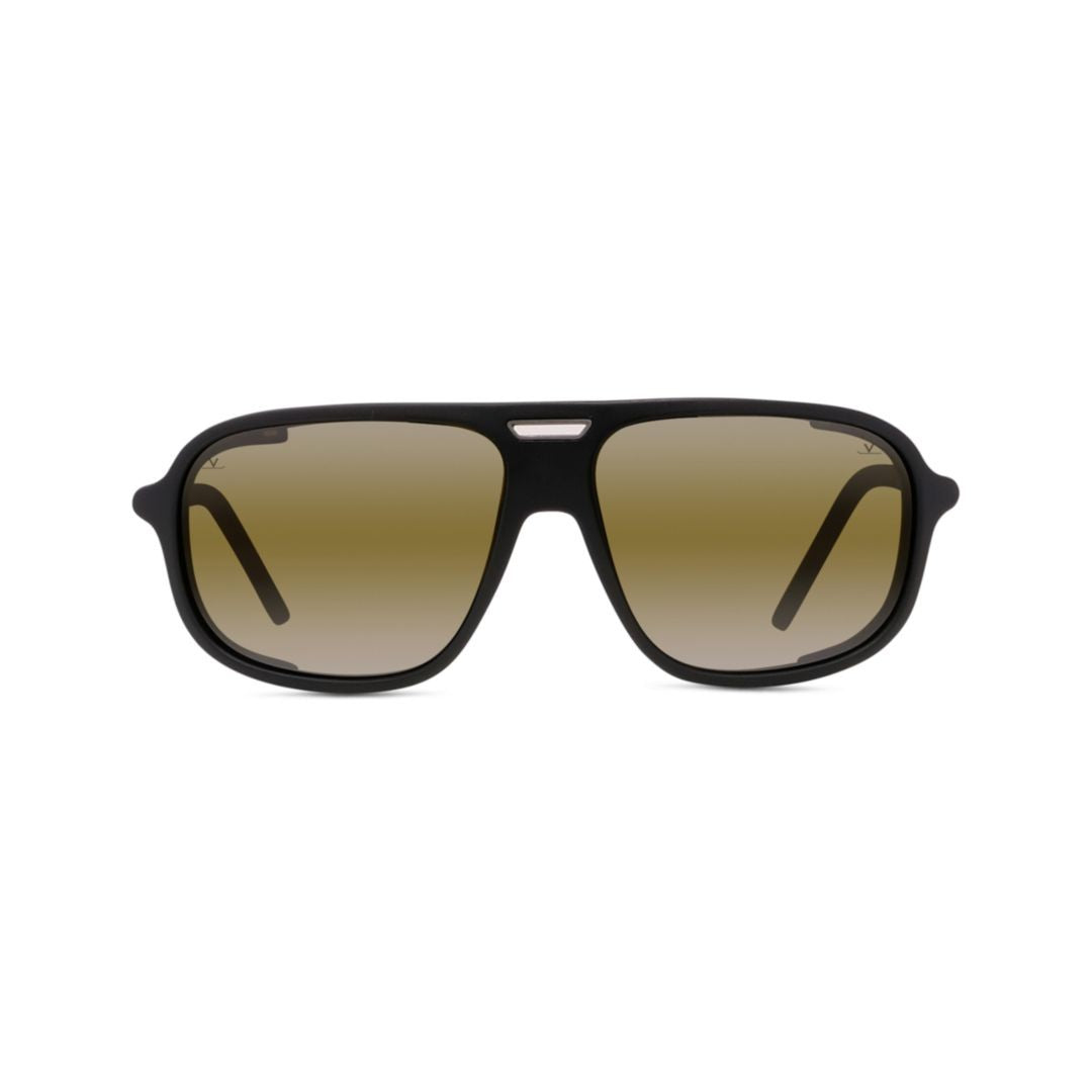 Vuarnet Vu40022u Rectangular Frame Sunglasses With Double Bridge Design