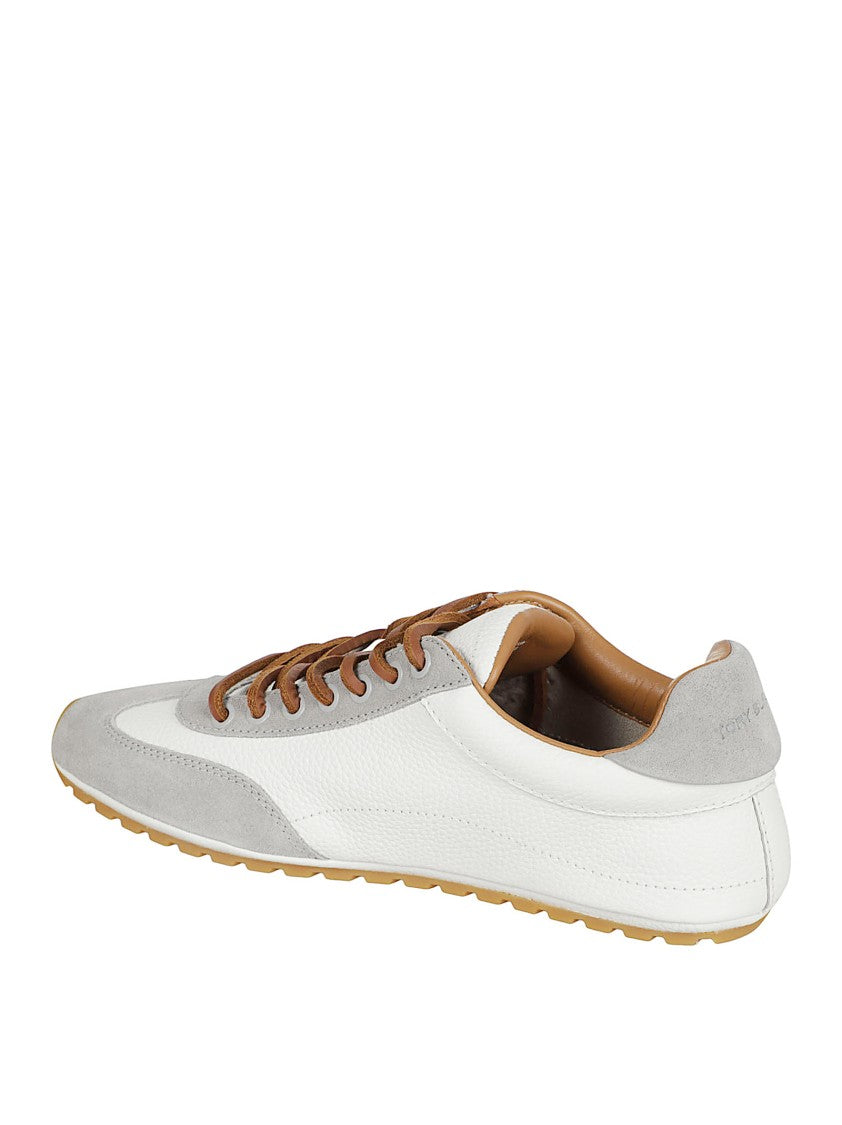 Tory Burch Low-Profile Sneakers With Luxurious Leather And Suede Composition
