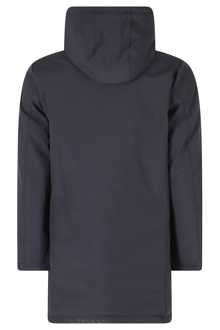 People Of Shibuya Blue Soft Shell Technical Midi Parka