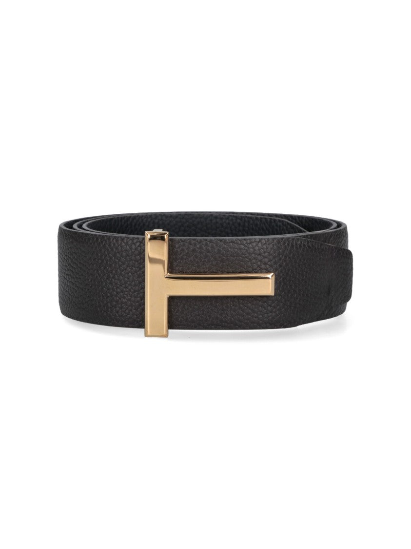 Tom Ford Brown "T Icon" Belt