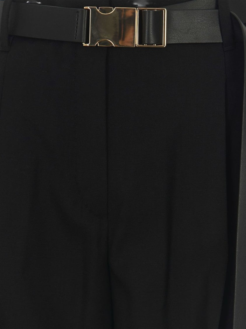 Max Mara High-Rise Trousers With Detachable Belt