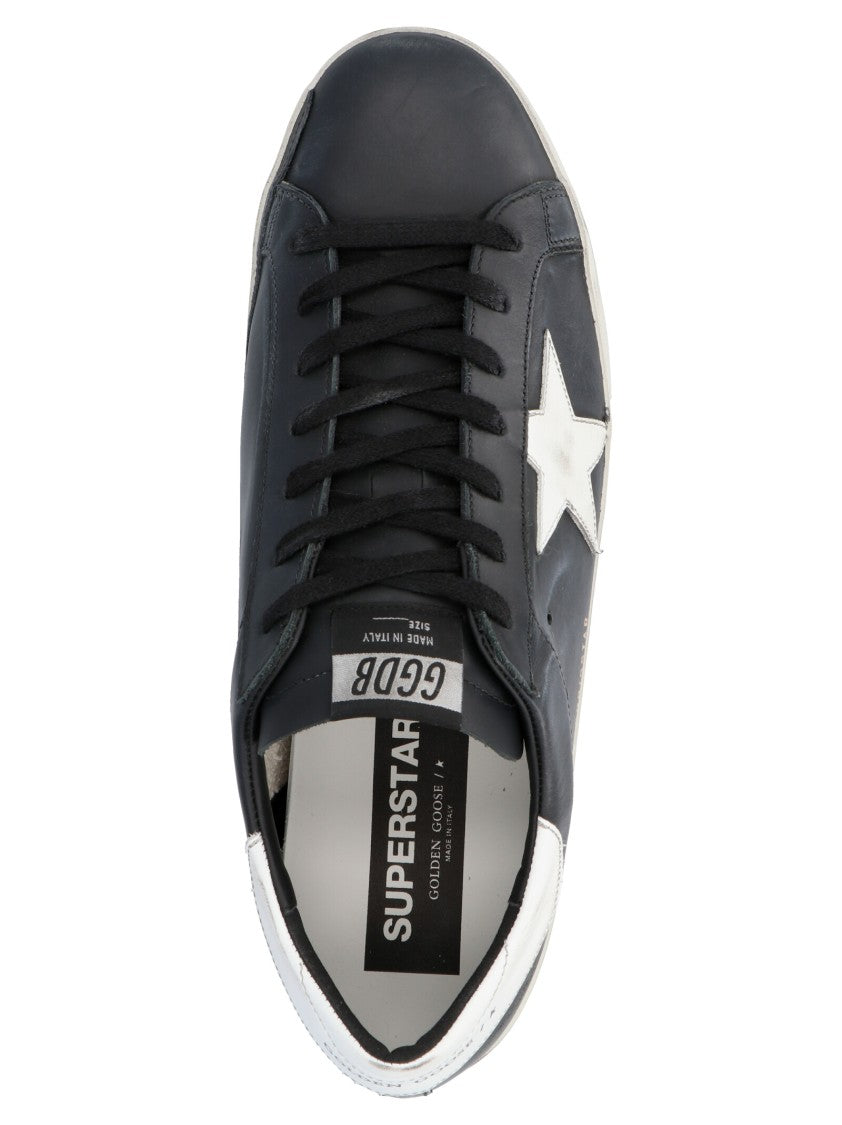 Golden Goose ‘Superstar’ Vintage Effect Leather Sneakers