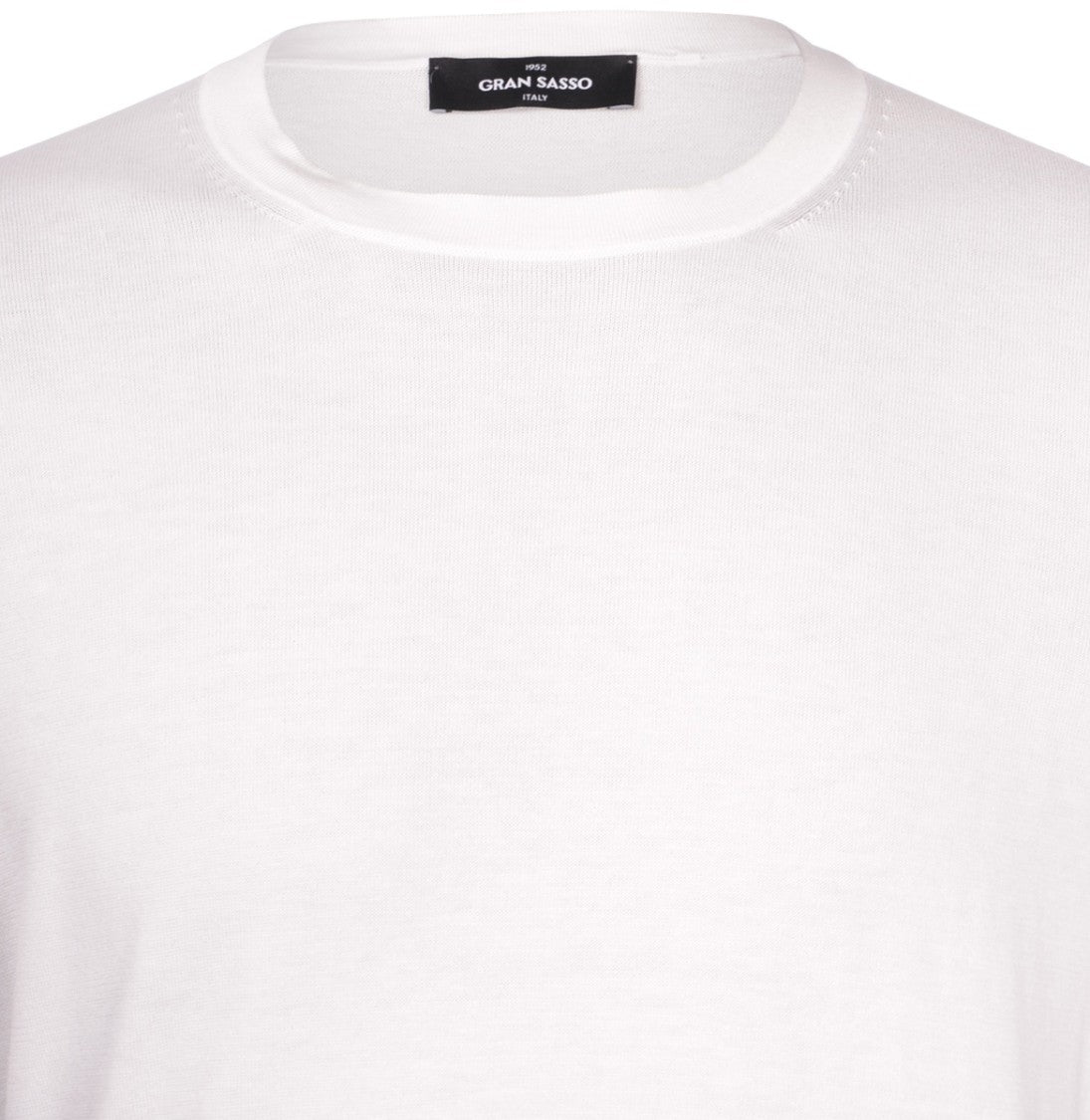 Gran Sasso Cotton Crewneck Straight Fit T Shirt