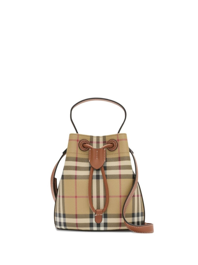 Burberry Mini Drawstring Bucket Bag