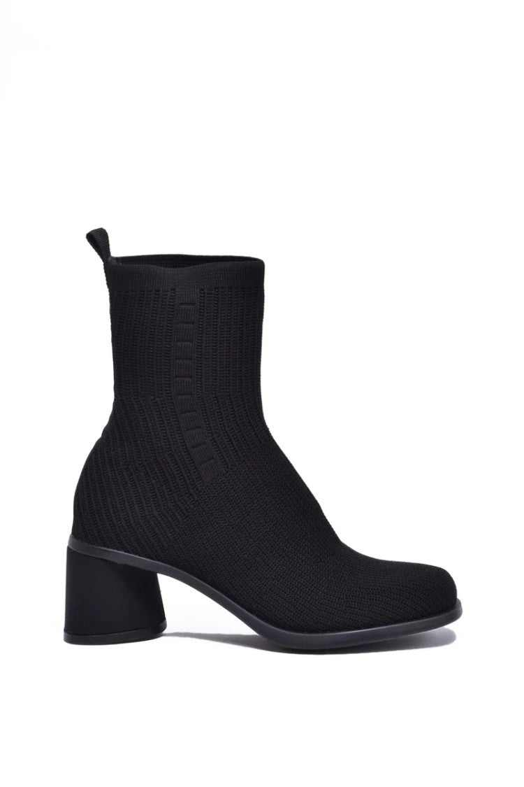 Camper Black Polyester Rubber Women's Ankle Boot