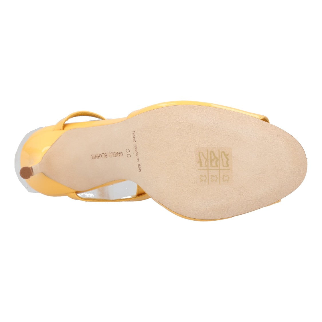 Manolo Blahnik Hourani 105 Sandal Yellow