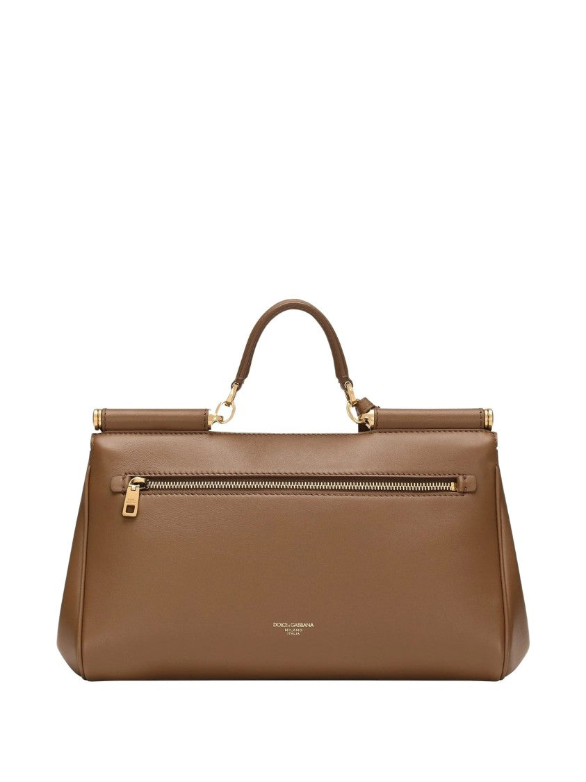 Dolce & Gabbana Calf Leather Borsa Handbag