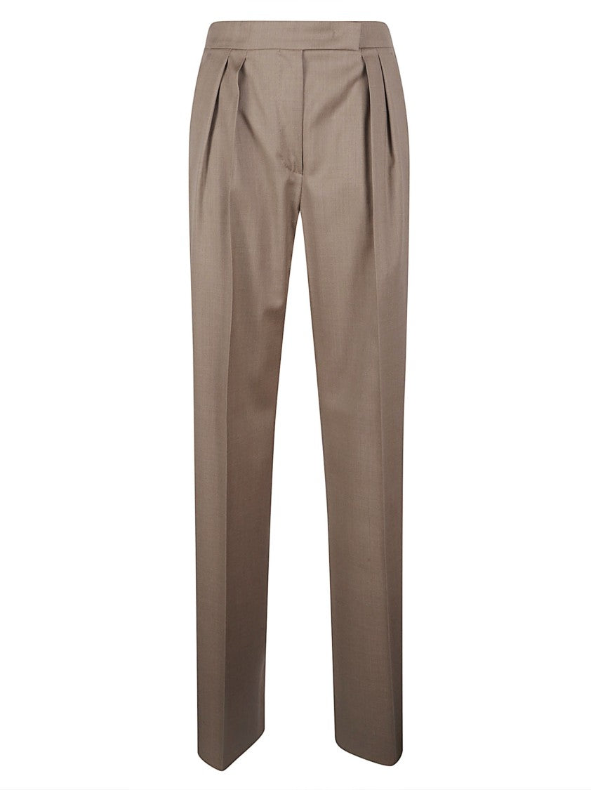 Max Mara Tailored Beige Trousers