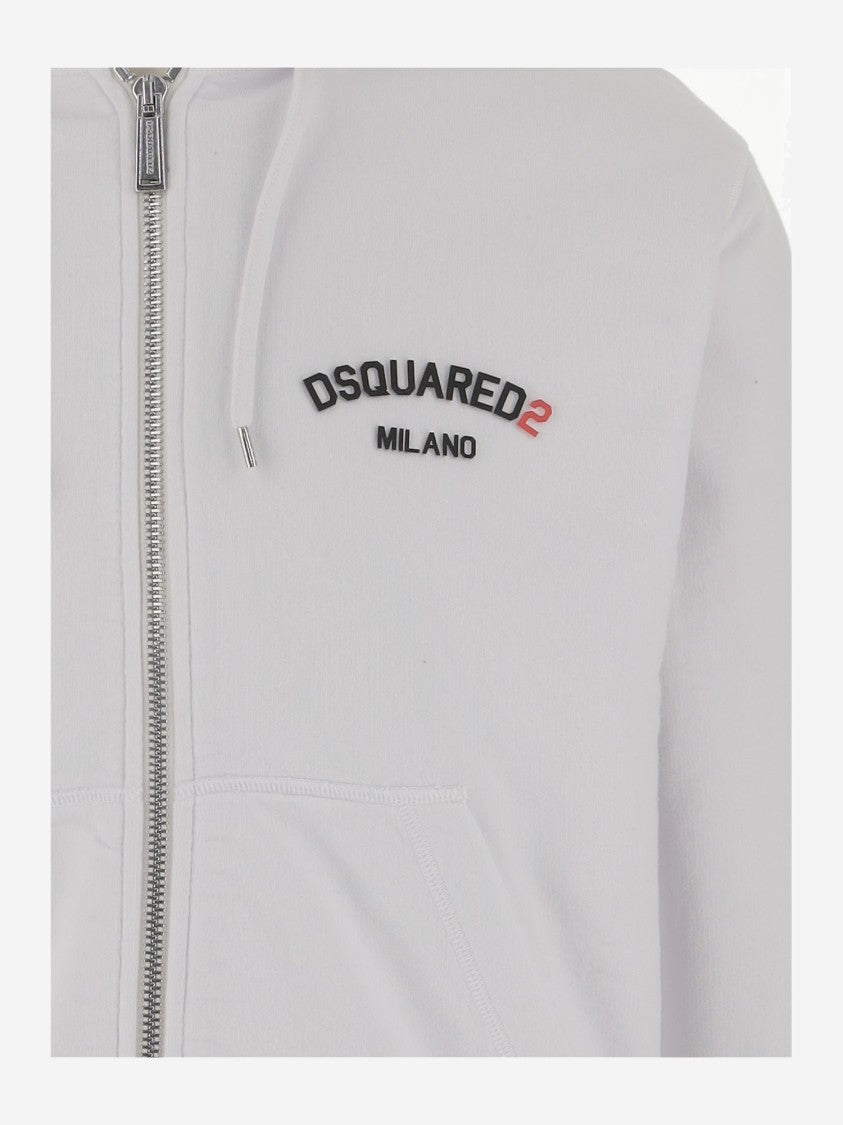 Dsquared2 Cotton Hoodie With Logo