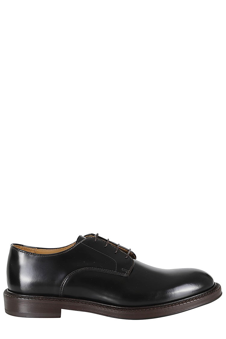 Corvari Smooth Brushed Calfskin Derby