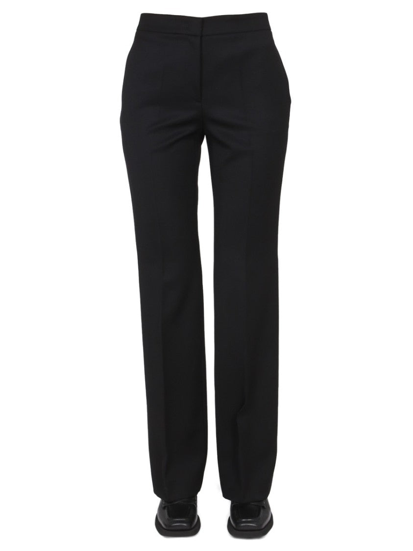 Moschino Wool Grain De Poudre Pants