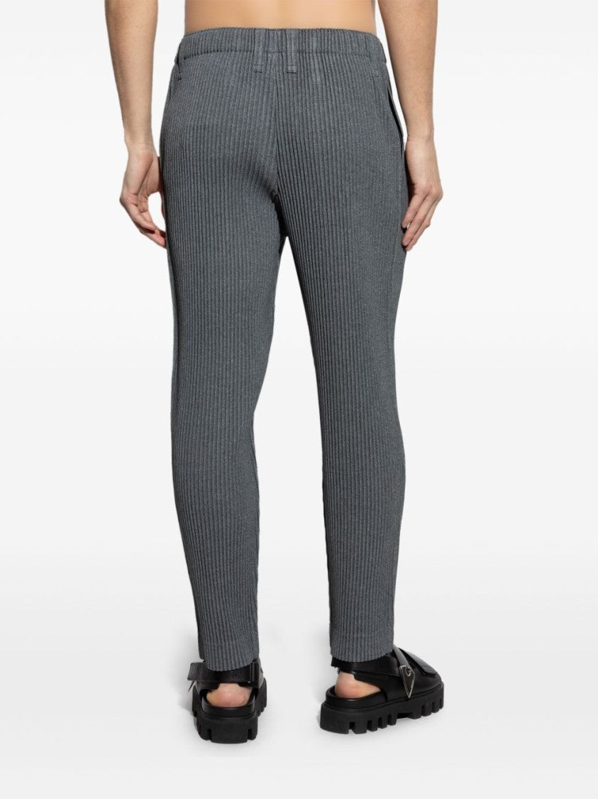Homme Plissé Issey Miyake Pleated Trousers With Elasticated Waistband