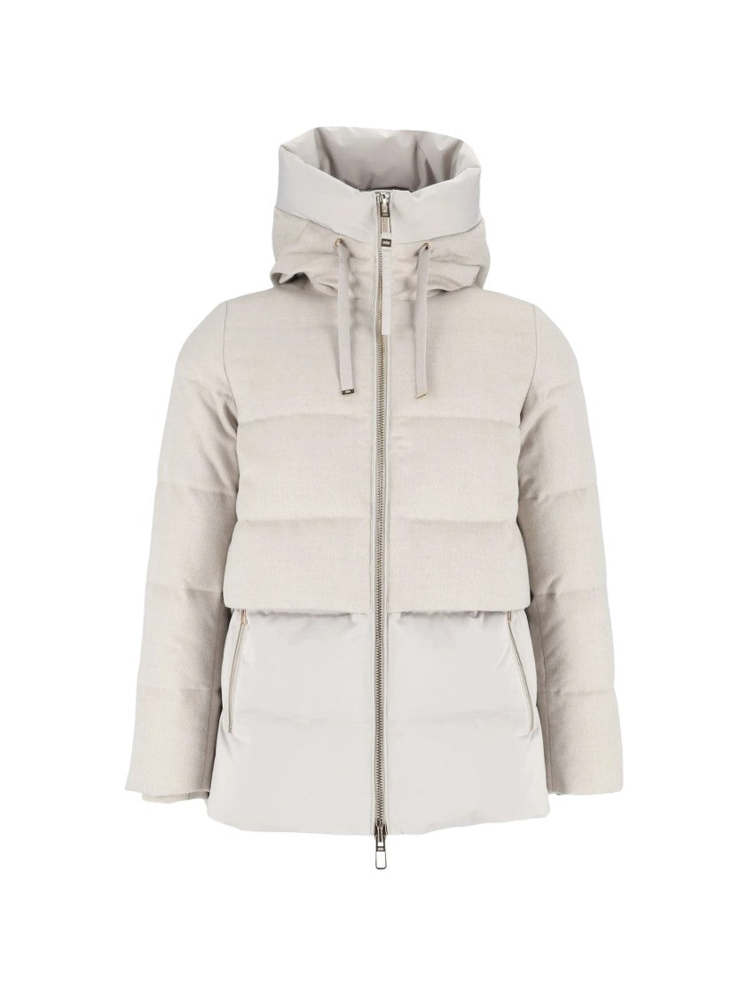 Duno Parka Corto Two-Tone Padded Short Parka