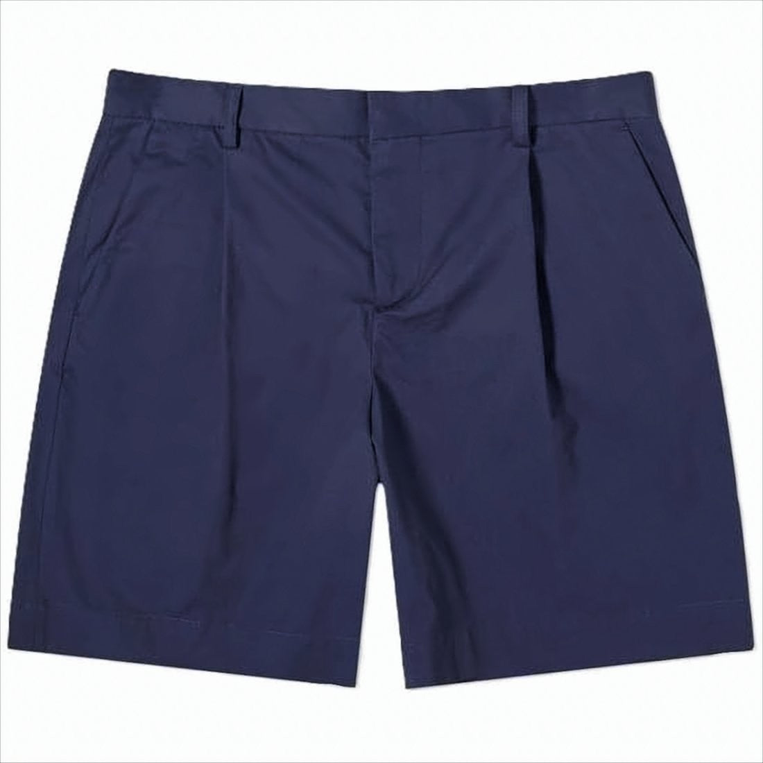 A.P.C. Tailored Blue Shorts With Structured Waistband