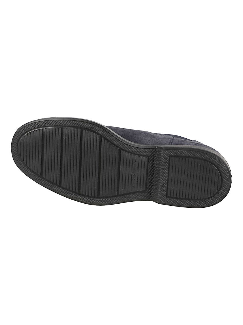 Hogan H704 Grey Elastic Side Panel Chelsea Ankle Boots