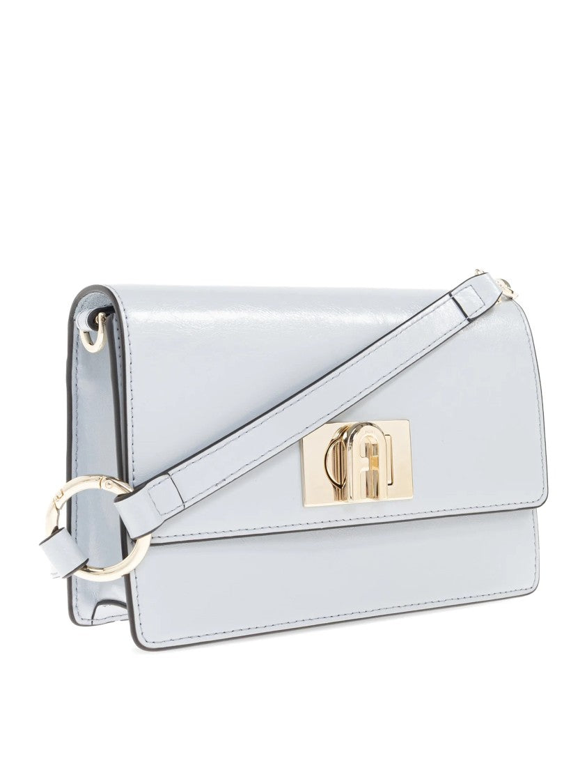 Furla Glossy 1927 Mini Leather Structured Bag