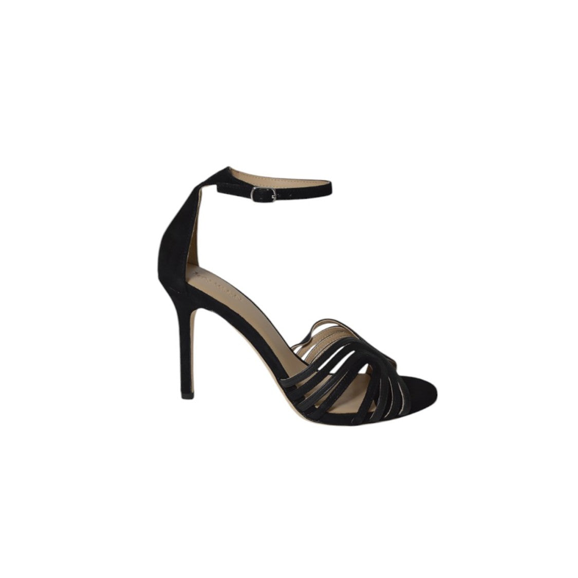 Polo Ralph Lauren Lauren Allie Black Suede Leather Sandals