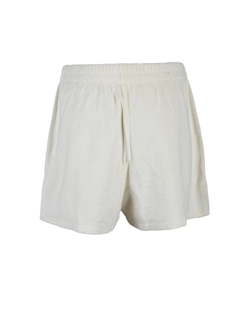 A.P.C. Beige Cotton Elasticated Shorts