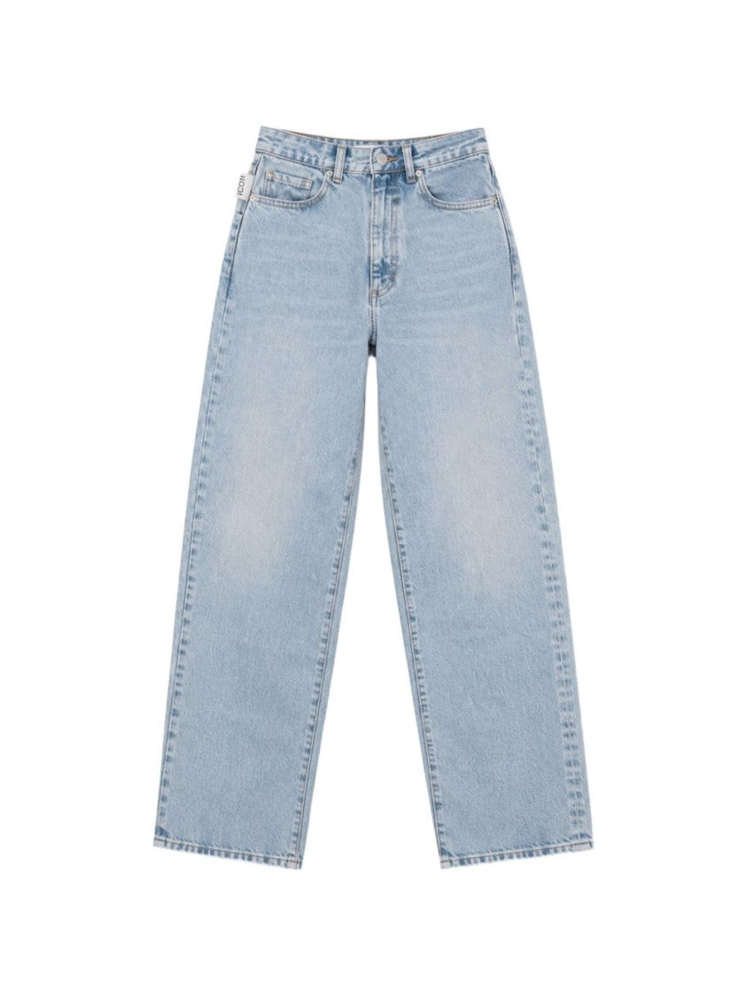 Icon Denim Light Blue Relaxed Straight-Leg Jeans