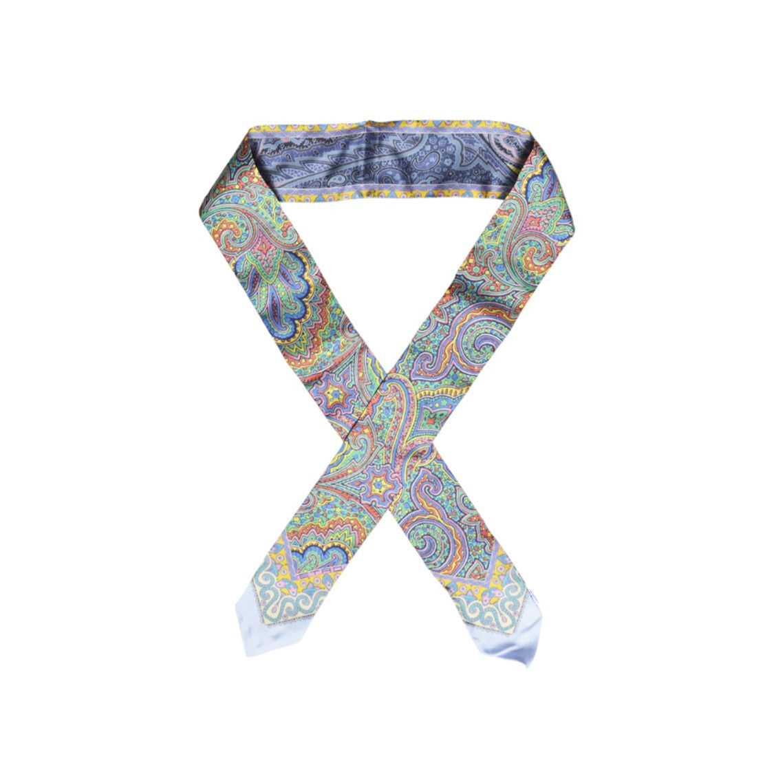 Etro Multicolored Silk Paisleyna With Paisley Print