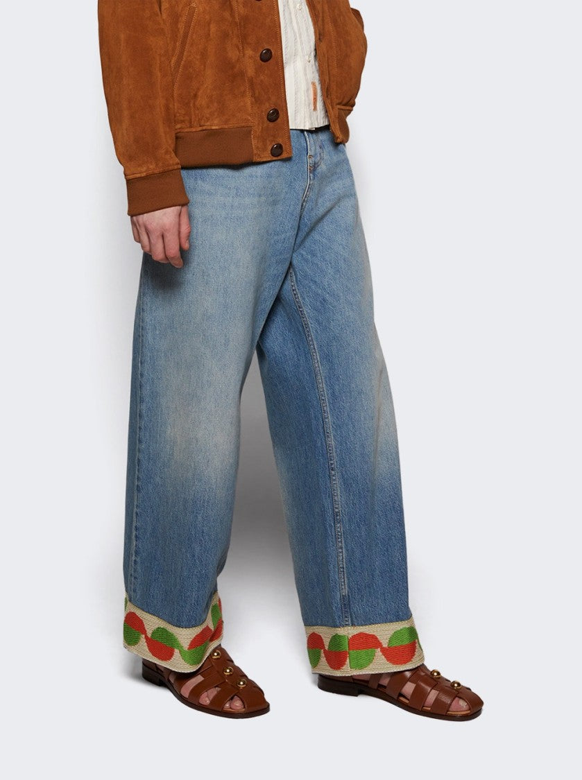 Valentino Studshield Fisherman Calfskin Sandal Tobacco