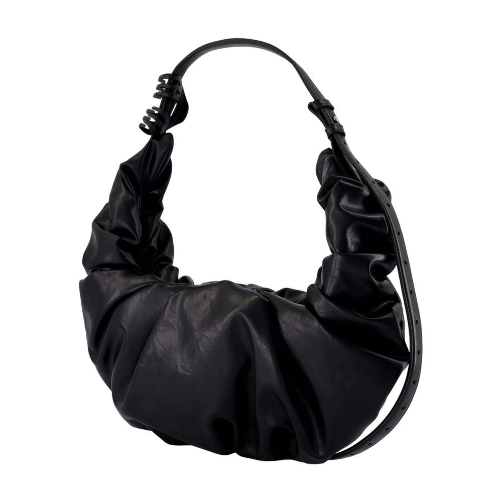 Diesel Ruched Texture Shoulder Bag With Coiled Detail