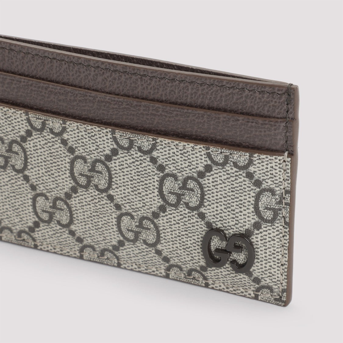 Gucci Ebony Gg Supreme Textile Wallet