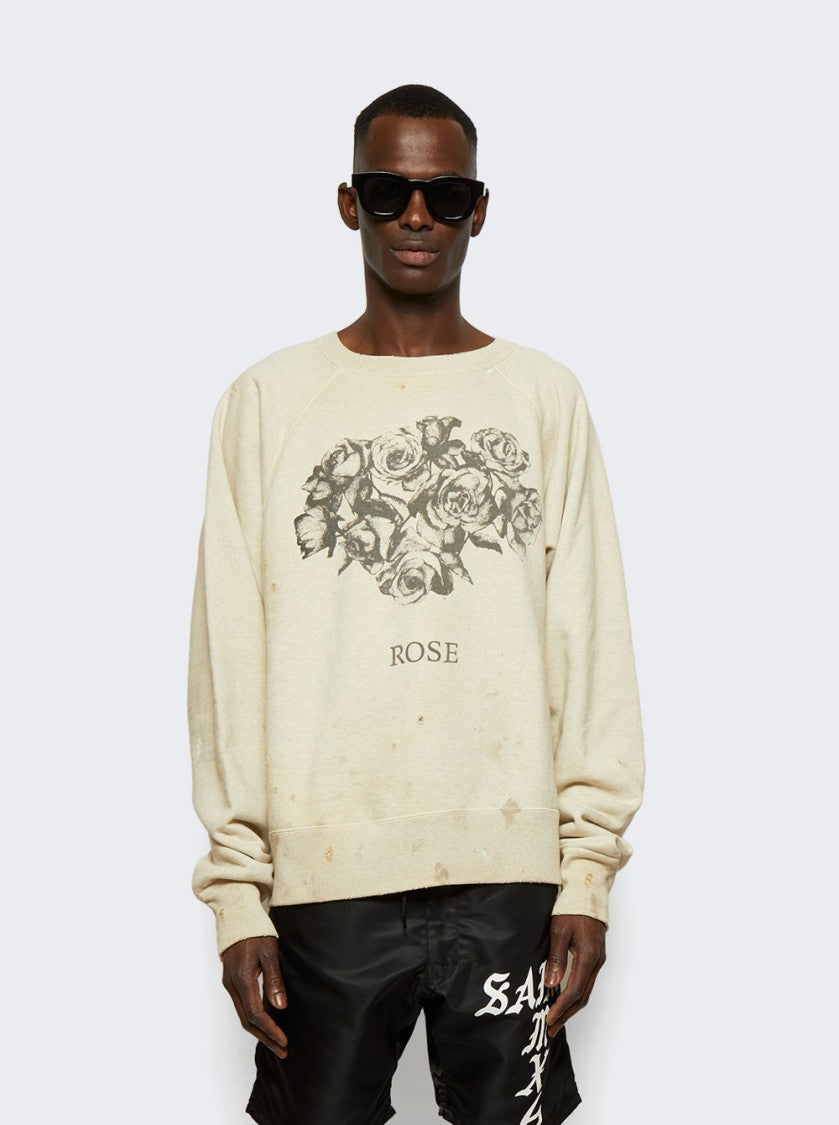 Saint Mxxxxxx Rose Crew Neck Sweatshirt