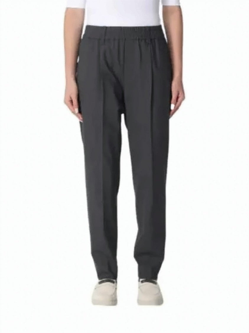 Brunello Cucinelli Tailored Suit Pants With Elastic Waistband