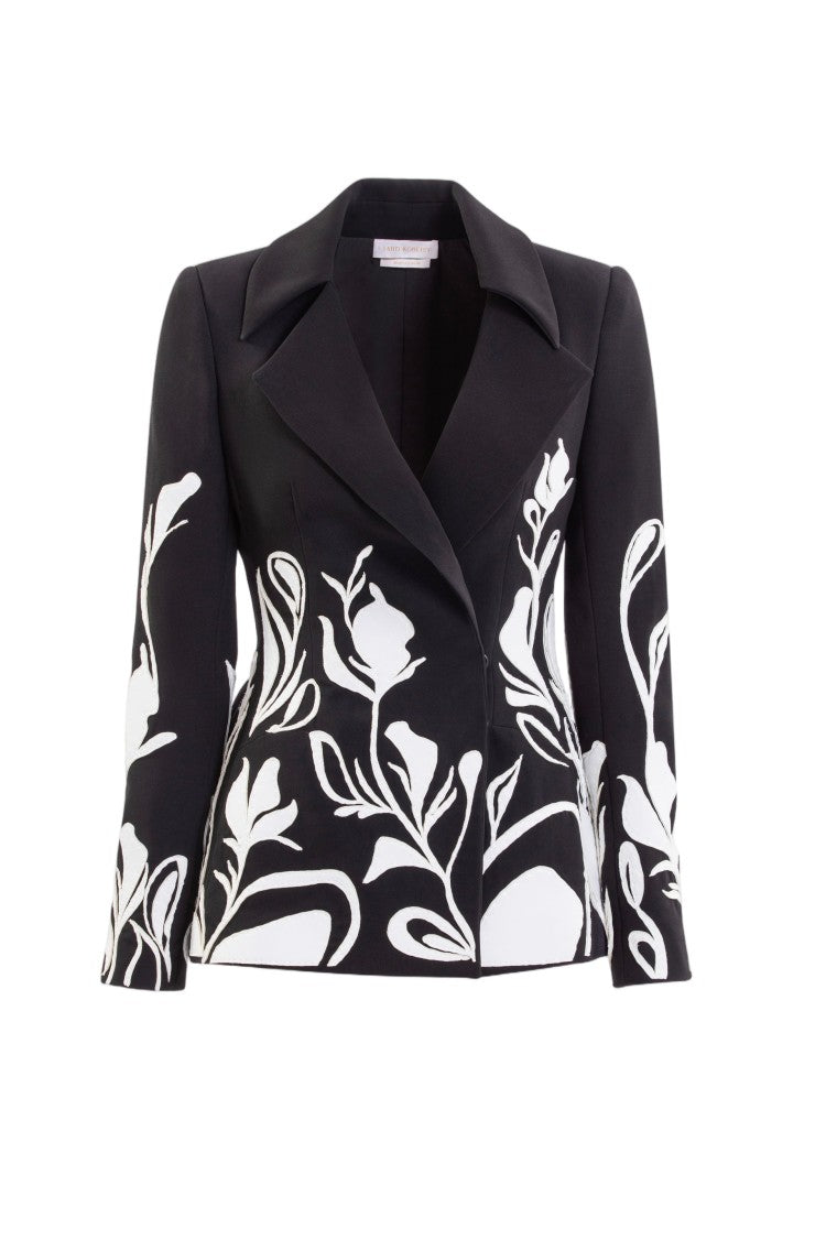 Saiid Kobeisy Laser Cut Tailored Set
