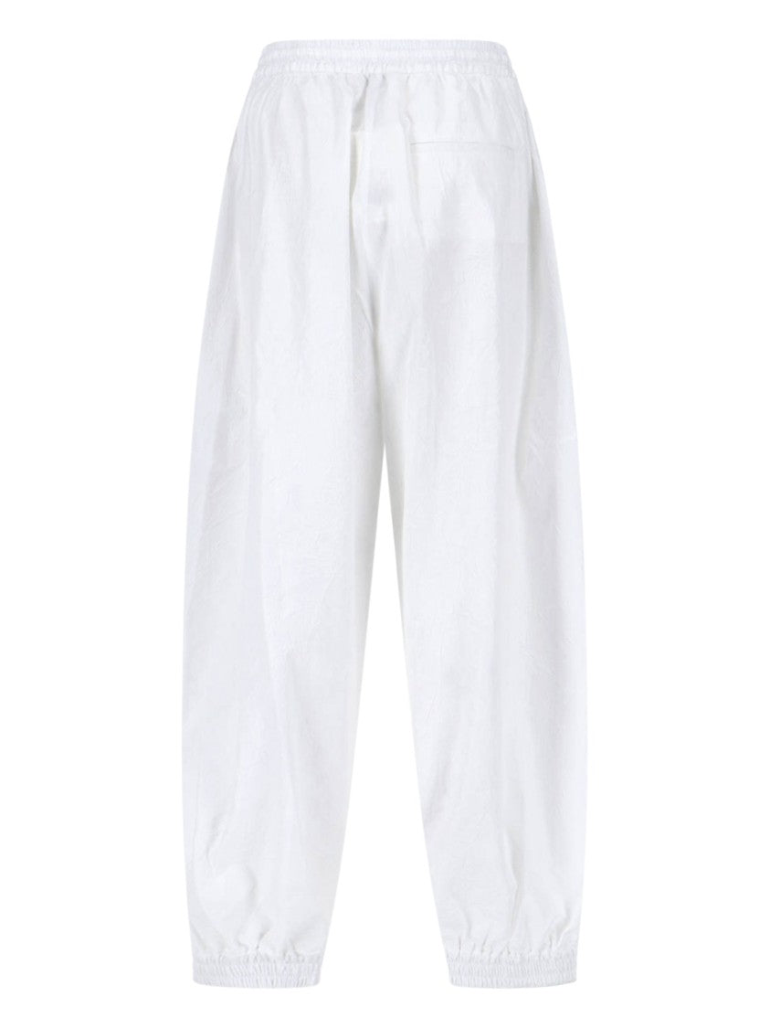 Róhe Balloon Silhouette Wide-Leg Pants With Elastic Waistband