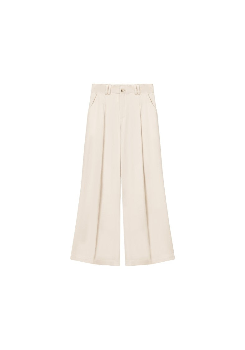 Aeron Wellen - Satin Wide-Leg Pants