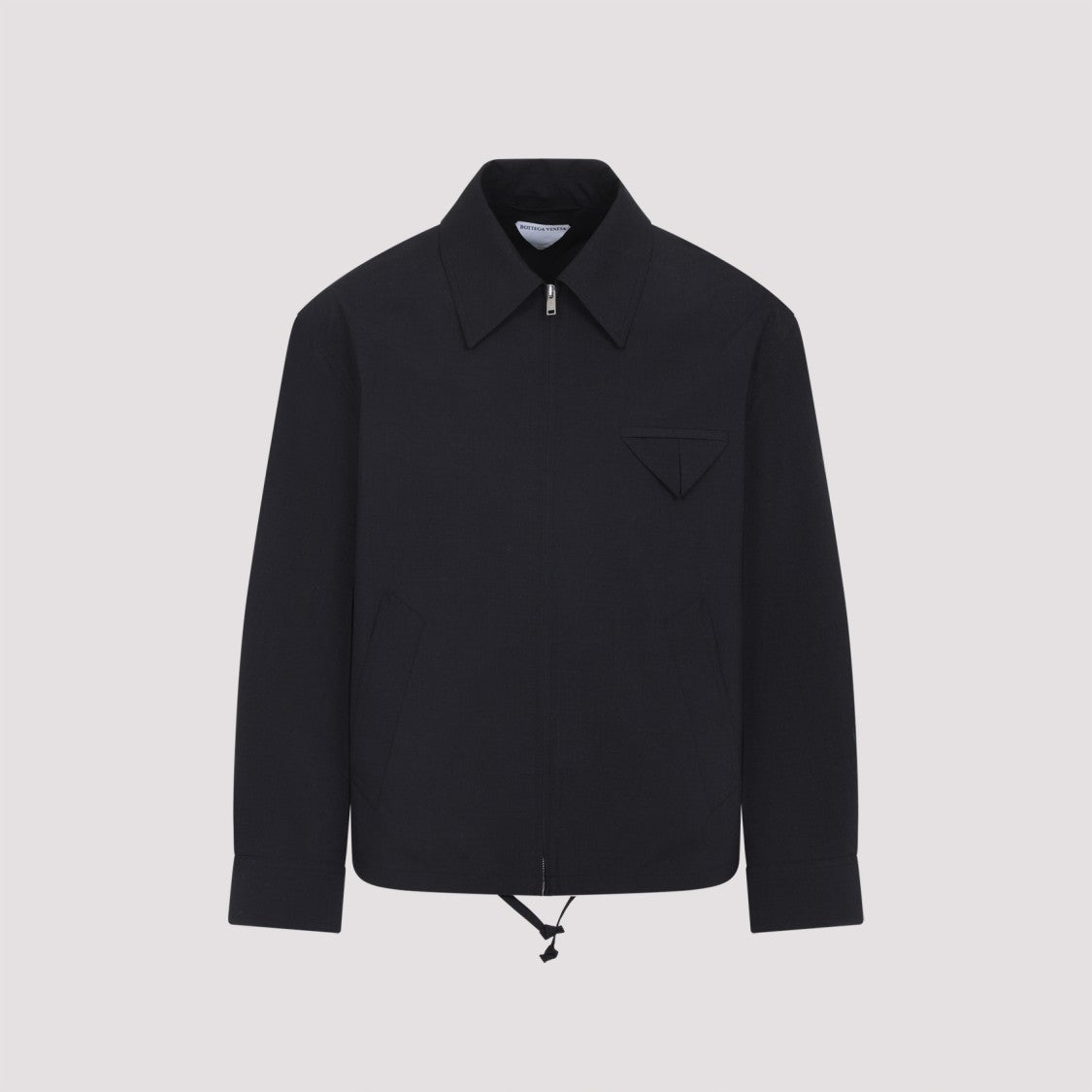 Bottega Veneta Kimono Blouson Grey Wool Jacket