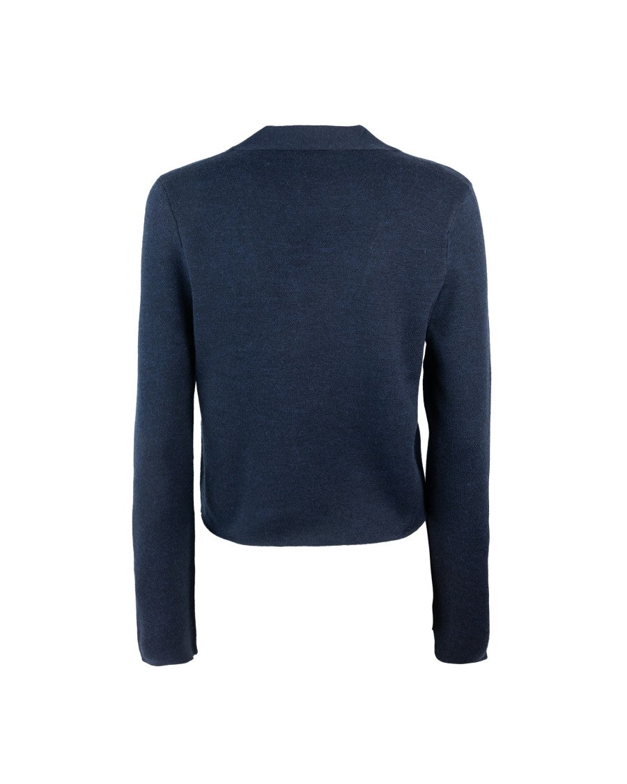 A.P.C. Anna Dark Navy Cardigan