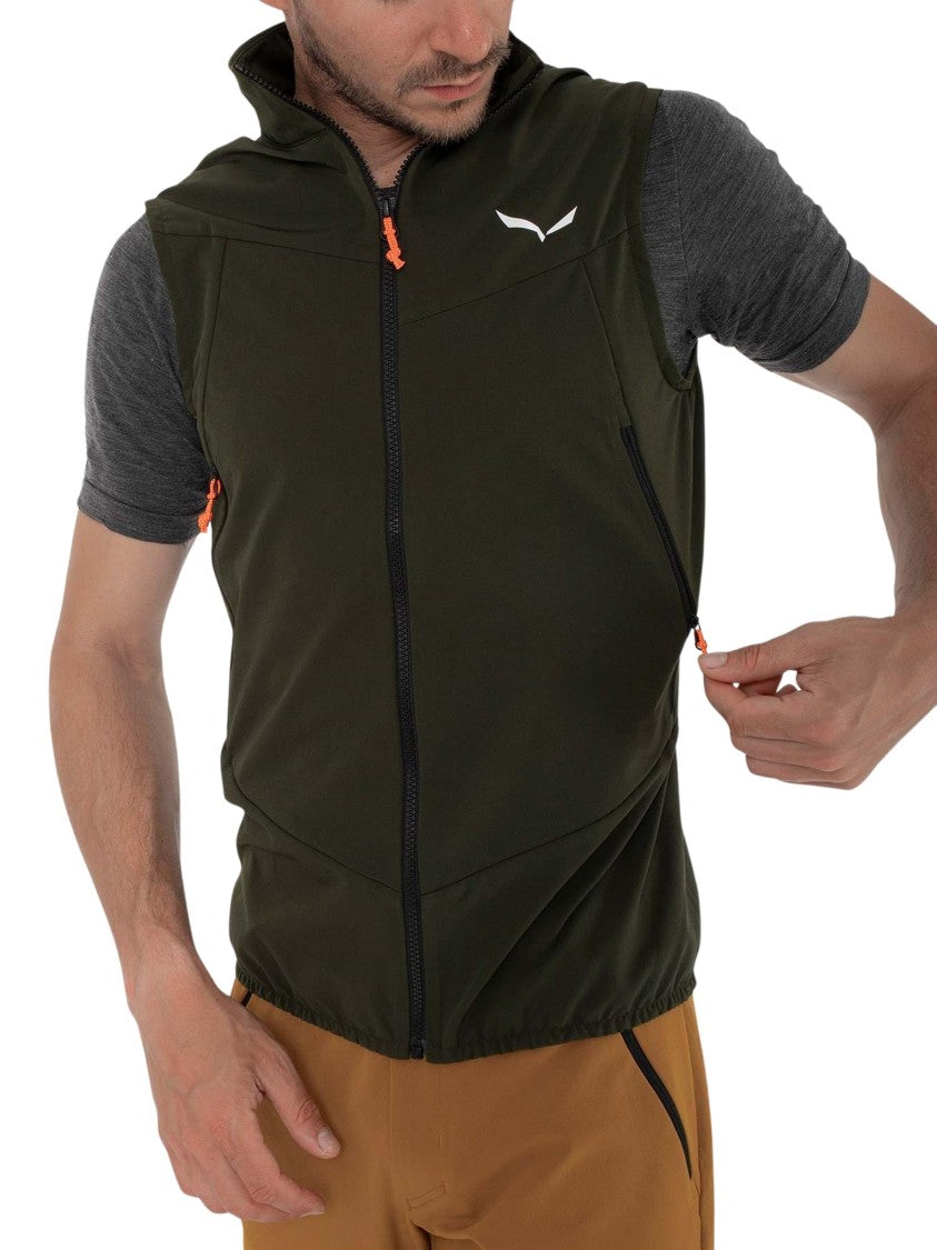 Salewa Sella High-Collar Streamlined Sleeveless Vest