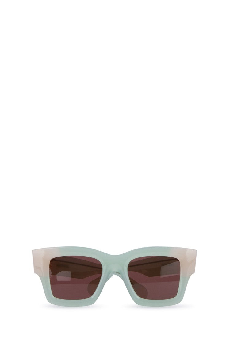 Jacquemus Geometric Frame Sunglasses With Gradient Lenses