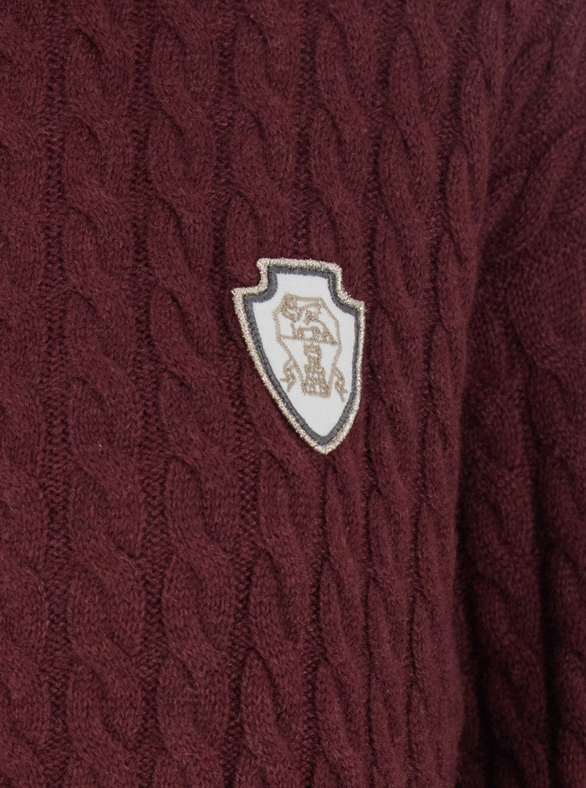 Brunello Cucinelli Red Cardigan