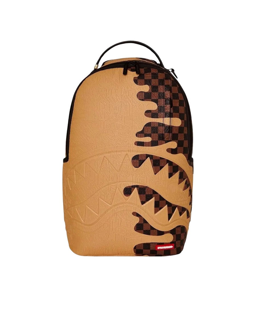 Sprayground Textured Abstract Eco-Leather Backpack