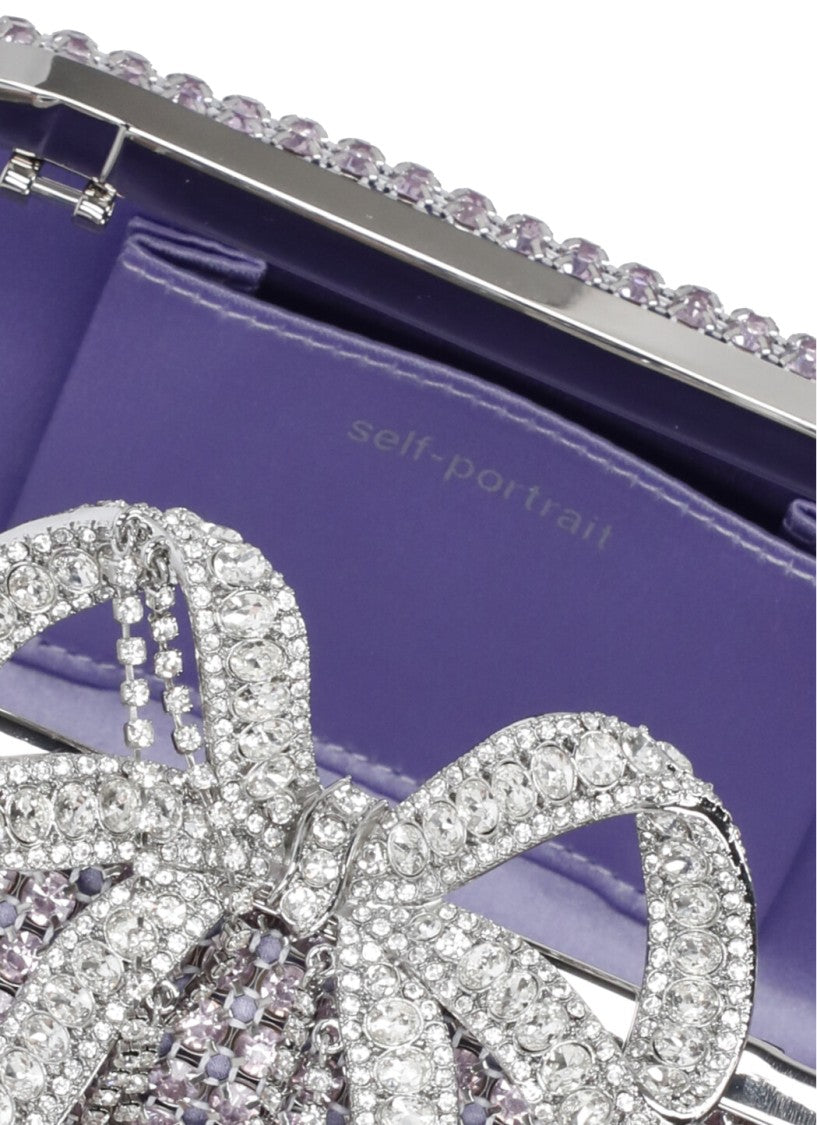 Self-Portrait Chainmail Clutch Bag