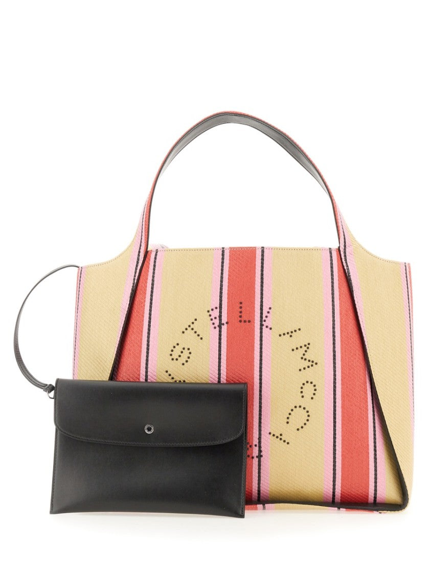 Stella Mccartney Tote Bag With Logo And Detachable Pouch
