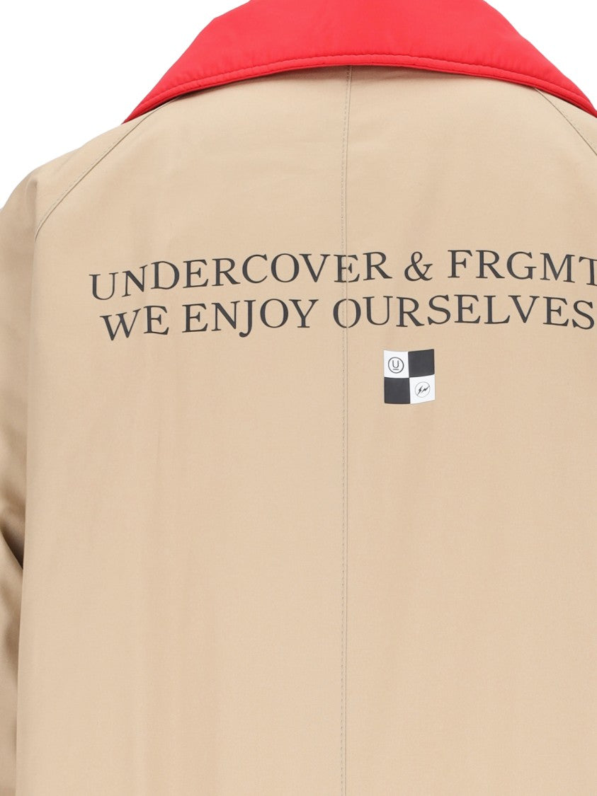 Undercover Beige Cotton Trench Coat