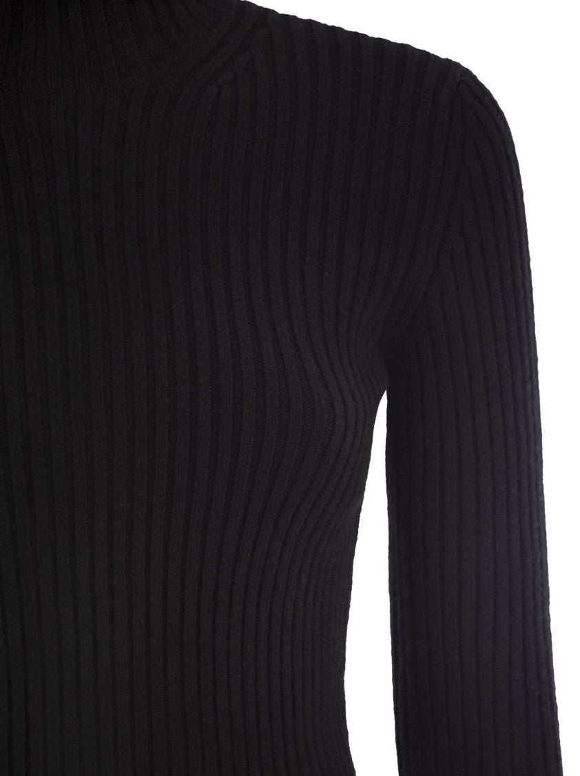Max Mara Aral1234 - Ribbed Wool And Cashmere Turtleneck Jumper