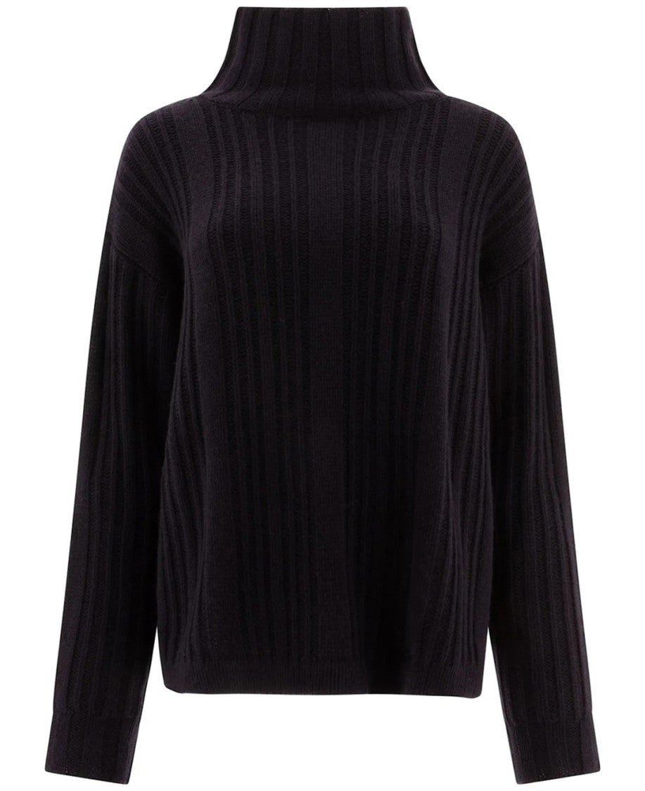 Max Mara Ribbed Knit Turtleneck Sweater