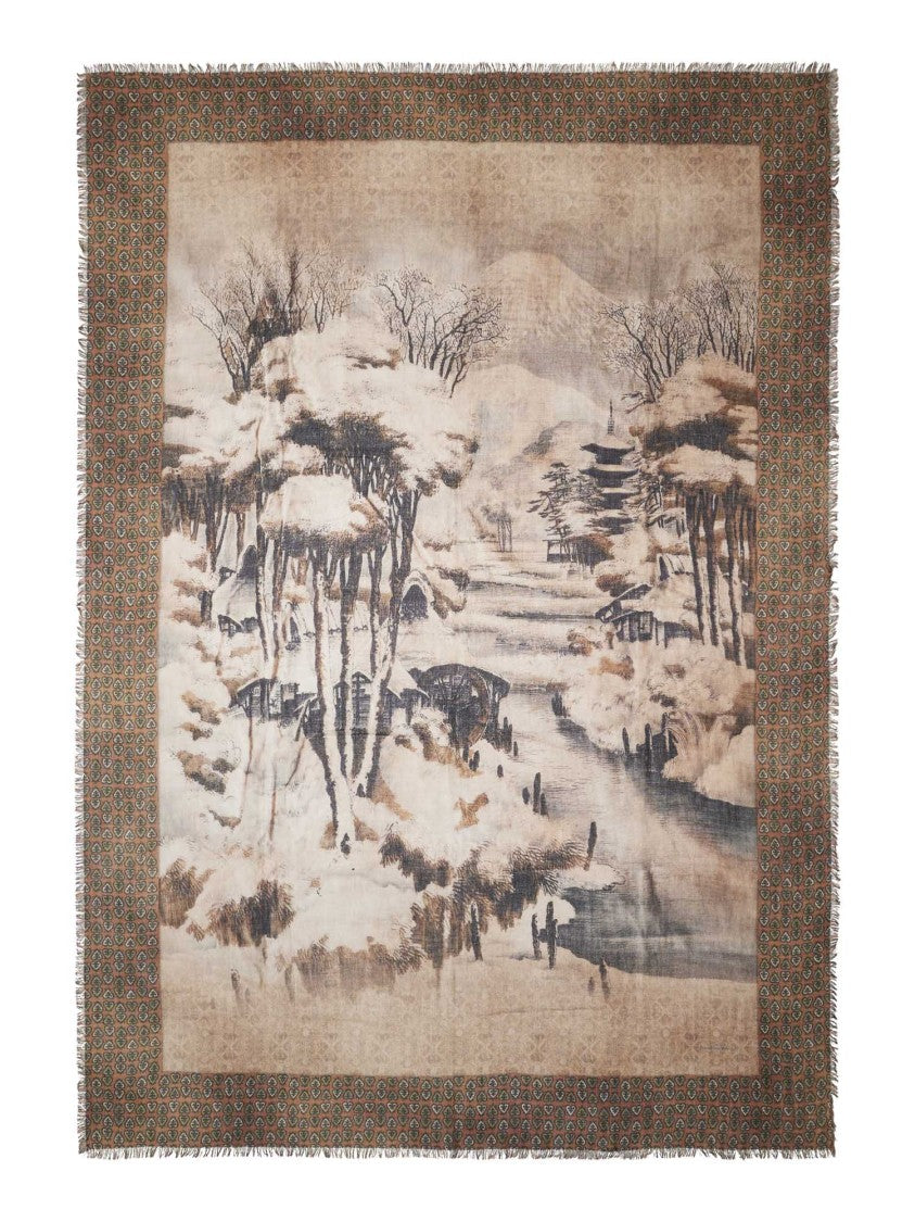 Pierre-Louis Mascia Euclide Model Cashmere Artisan Scarf