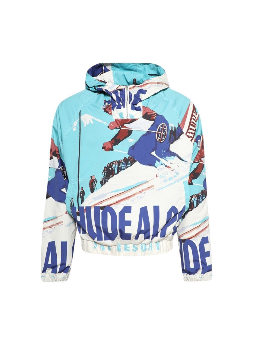 Rhude Deux Resort Anorak Jacket Blue