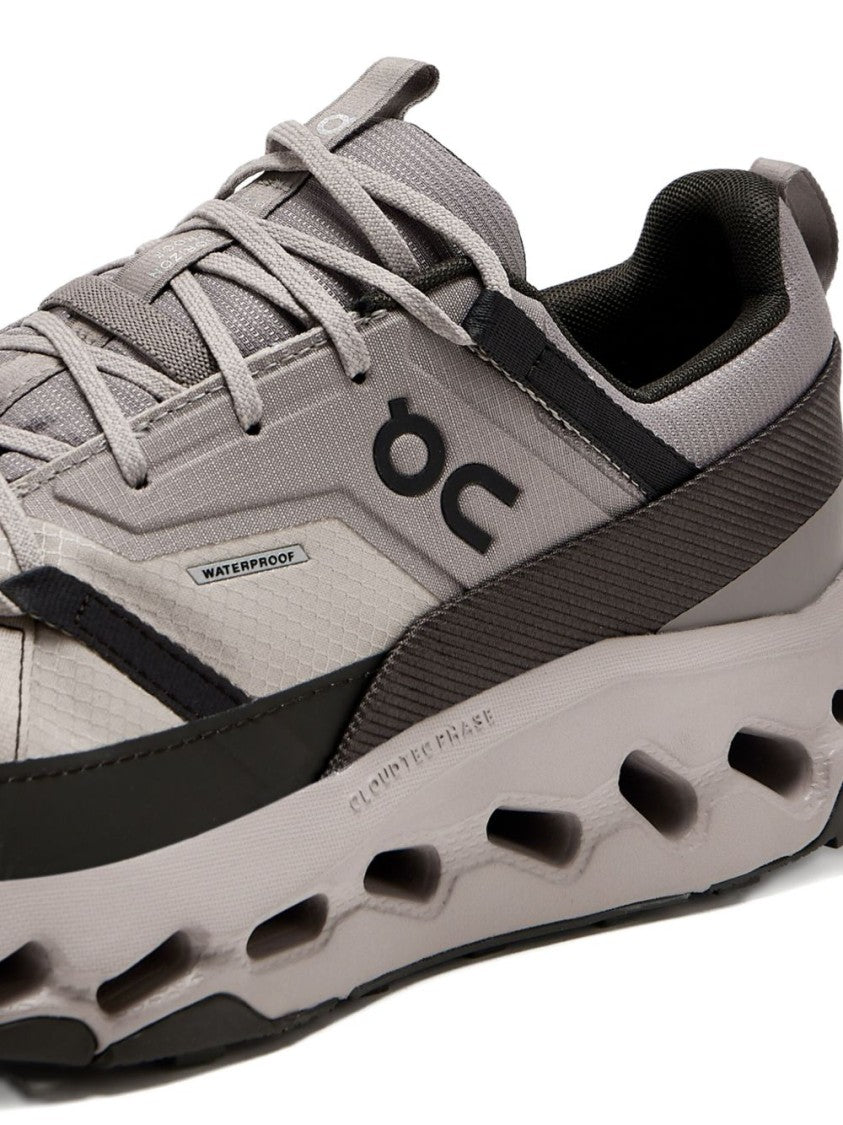 On Running Sporty Grey Sneakers With Breathable Mesh Upper