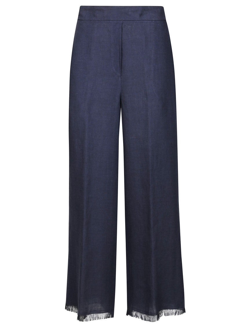 Antonelli Frayed Linen Trousers